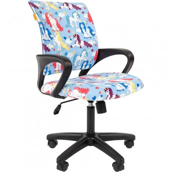 Детское кресло CHAIRMAN KIDS 103 BLACK единорог Детское кресло CHAIRMAN KIDS 103 BLACK единорог