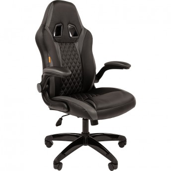 Игровое кресло CHAIRMAN GAME 15 экопремиум черный/серый Игровое кресло CHAIRMAN GAME 15 экопремиум черный/серый