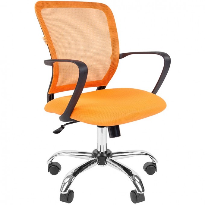 Кресло для оператора CHAIRMAN 698 CHROME оранжевый 7062444