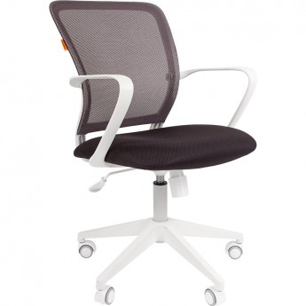 Кресло для оператора CHAIRMAN 698 WHITE серый