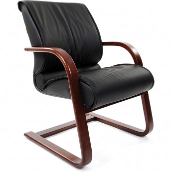 Кресло для посетителя CHAIRMAN 445 WD черный Кресло для посетителя CHAIRMAN 445 WD черный