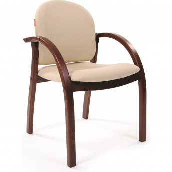 Кресло для посетителя CHAIRMAN 659 Теrrа беж матовый/темный орех Кресло для посетителя CHAIRMAN 659 Теrrа беж матовый/темный орех