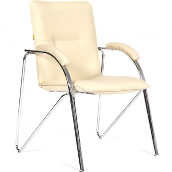 Кресло для посетителя CHAIRMAN 850 экокожа Terra бежевый Кресло для посетителя CHAIRMAN 850 экокожа Terra бежевый