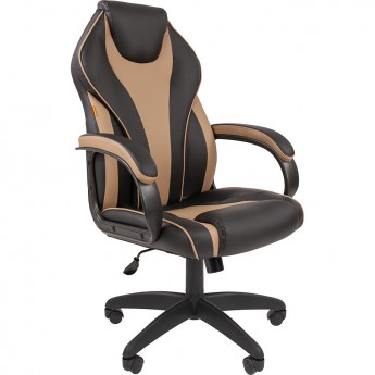 Кресло для руководителя CHAIRMAN 299 черный/бежевый Кресло для руководителя CHAIRMAN 299 черный/бежевый
