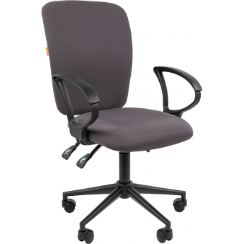 Офисное кресло CHAIRMAN 9801 BLACK ткань серый