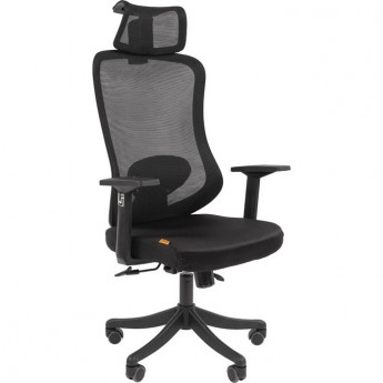 Офисное кресло CHAIRMAN CH563 черный пластик, черный Офисное кресло CHAIRMAN CH563 черный пластик, черный